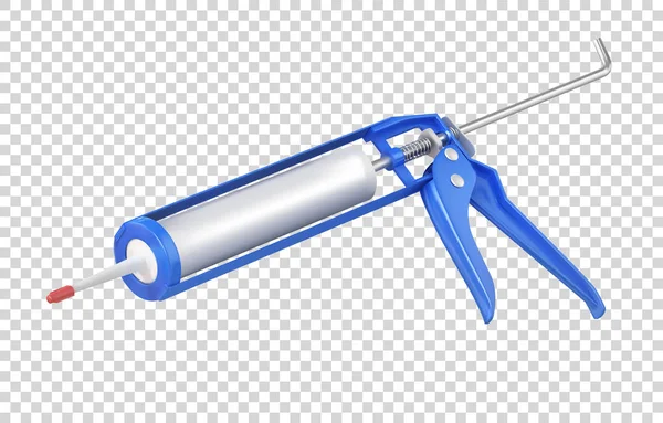 Polyurethanschaum in einem Rohr. Vektor-Illustration auf transparentem Hintergrund. — Stockvektor