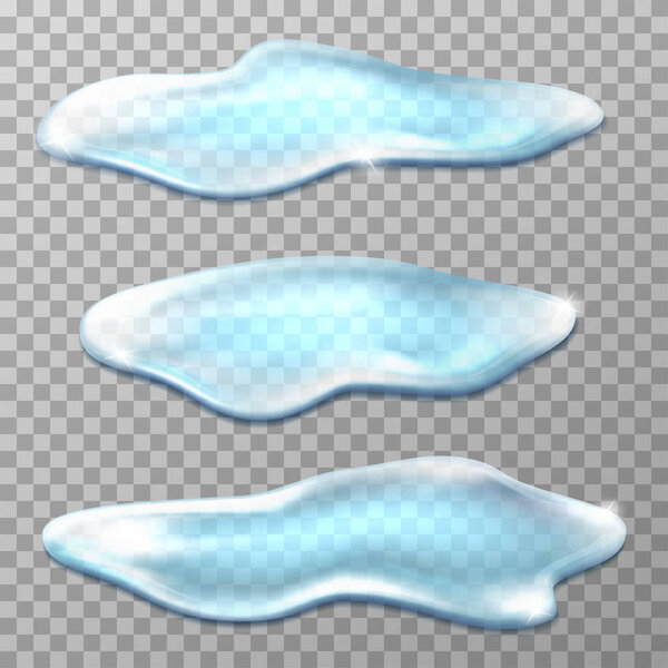 Реалистичный вектор прозрачной водяной лужи изолирован на прозрачном фоне
.