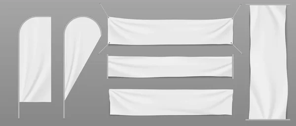 Set of blank banner — Stok Vektör