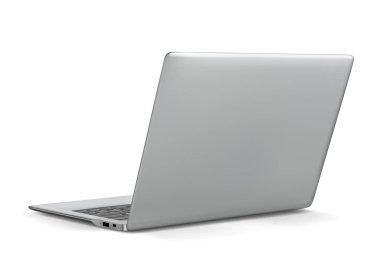 Laptop gri. Vektör illüstrasyonu.