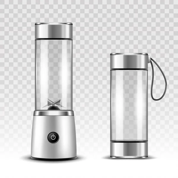 Empty Juicer Food Mixer Realistic Vector Illustration — Stock vektor