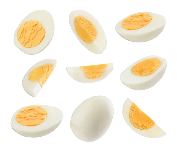 Beyaz Bir Arka Plan Üzerinde Yumurta Kümesi — Stok fotoğraf
