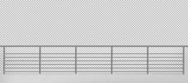 Prázdný Moderní Balkon Nebo Terasa — Stockový vektor