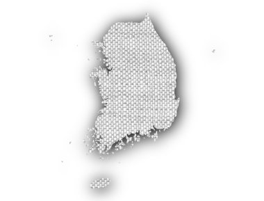 Güney Kore Haritası 