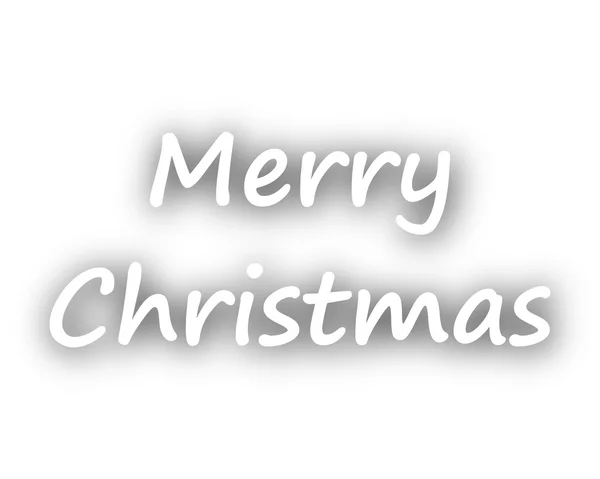 Merry Christmas greetings on white — Stock Vector