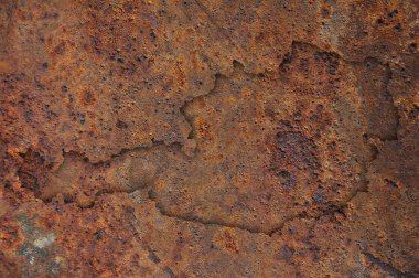 Avusturya haritada paslı metal