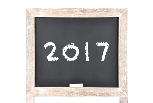 Ano letivo 2017 em quadro-negro — Fotografia de Stock