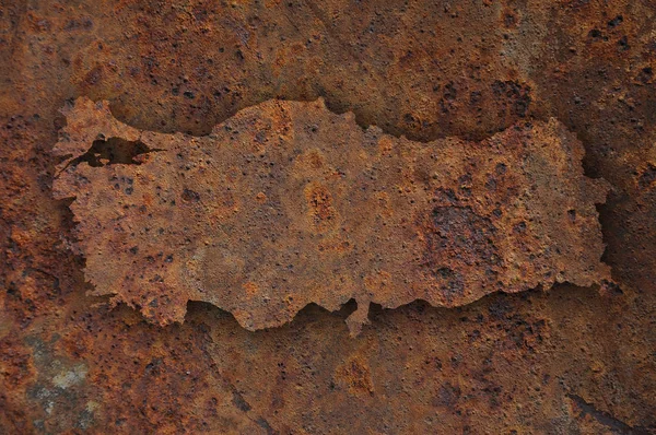 Map of Turkey on rusty metal — Stock Photo, Image