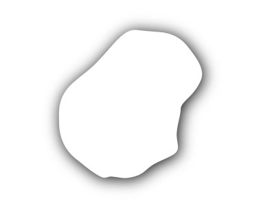 Gölge ile Nauru Haritası