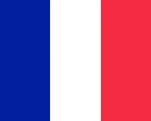 Bandeira colorida de France — Vetor de Stock