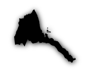 Gölge ile Eritre Haritası