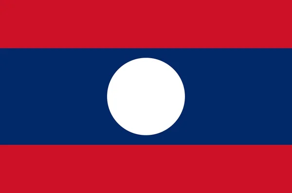 Bandeira colorida de Laos —  Vetores de Stock