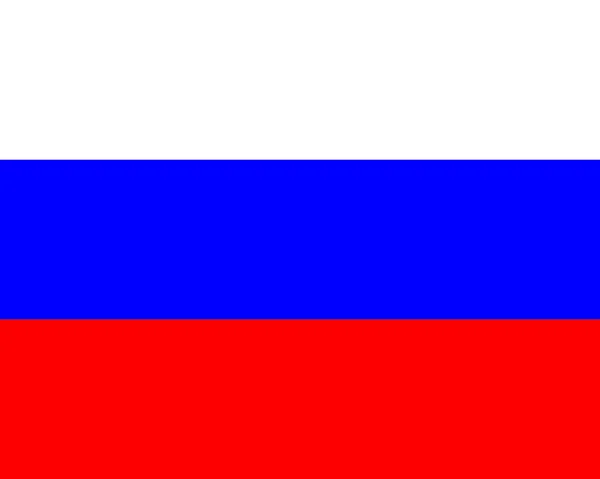 Färgad flagga Ryssland — Stock vektor
