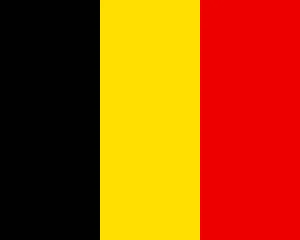 Bandera de Bélgica — Vector de stock