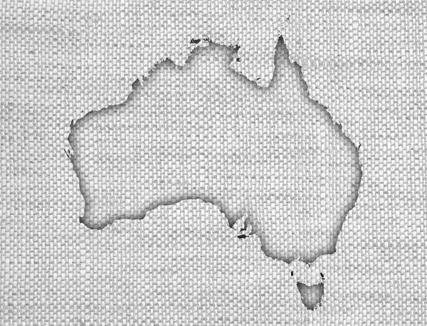 Carte texturée de Australie en belles couleurs — Photo