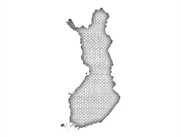 Mapa de Finlandia — Foto de Stock