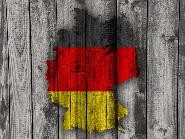 Текстурованою карта Німеччина в приємних тонах — стокове фото