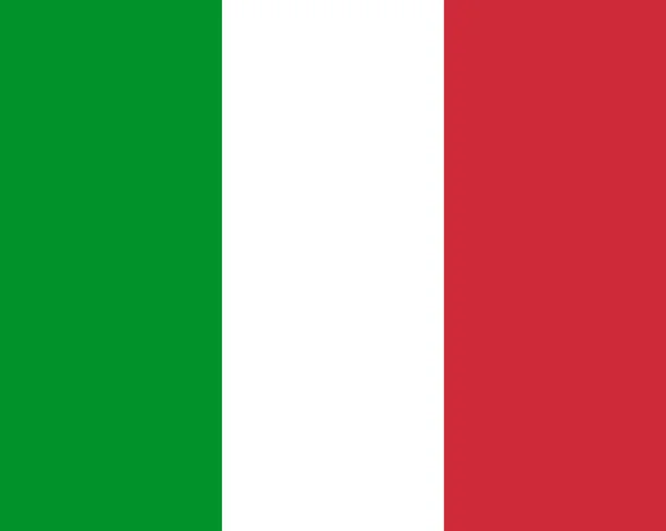 Gekleurde vlag van Italië — Stockvector