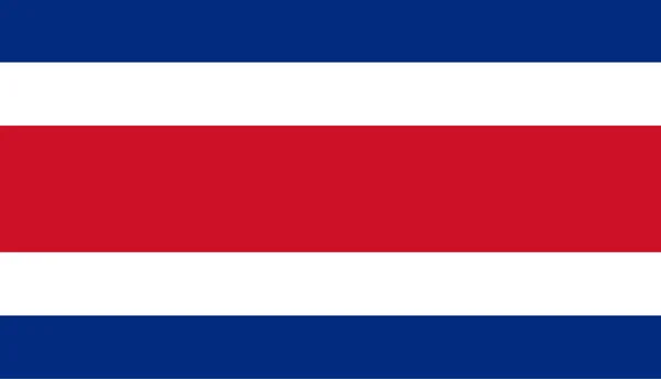 ธงสีของคอสตาริกา — ภาพเวกเตอร์สต็อก