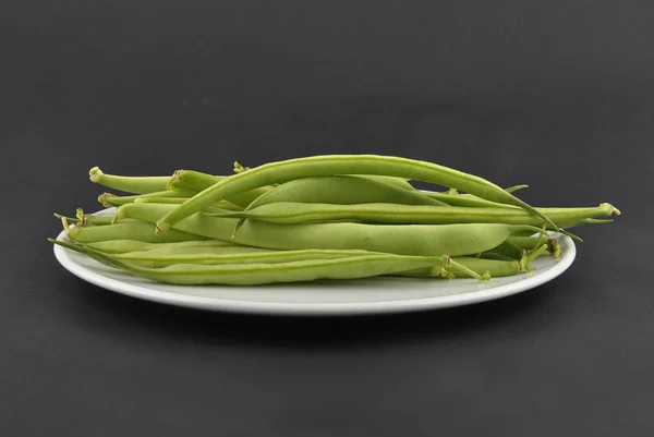 Common bean on plate — Stock Photo, Image