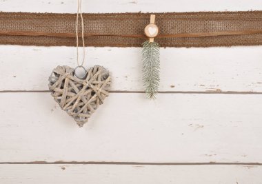 Festival arka plan dekorasyon kalp ile