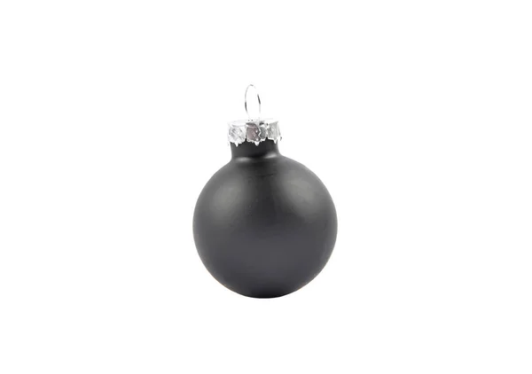 分離した黒いクリスマス ツリー安物の宝石 — ストック写真