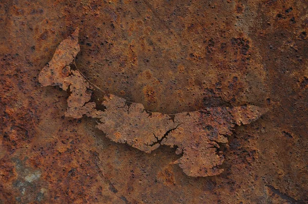 Mapa de Prince Edward Island en metal oxidado —  Fotos de Stock