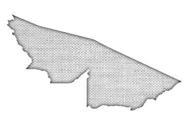 Eski çarşaflardaki Acre Haritası