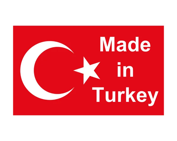 Quality seal made in Turkey — Stock Vector