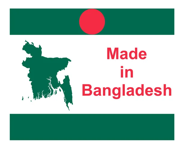 Sello de calidad hecho en Bangladesh — Vector de stock