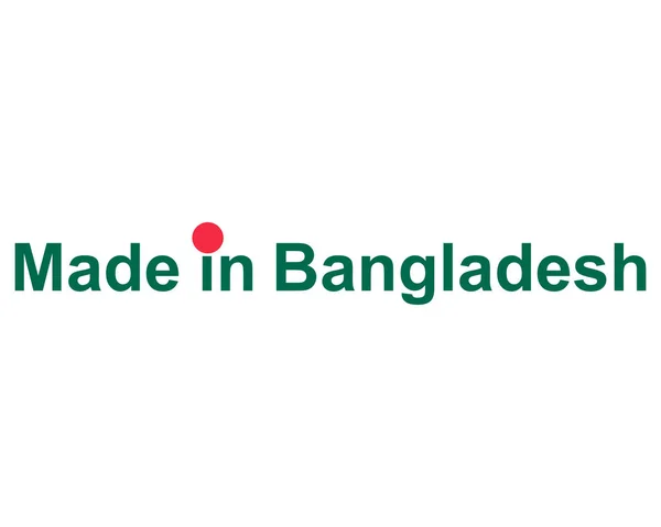 Znak jakości wykonany w Bangladeszu — Wektor stockowy