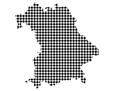 Küçük eşikli Bavyera Haritası