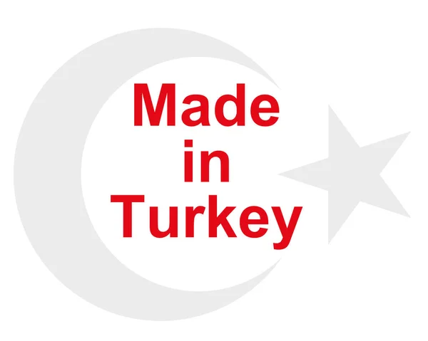 Quality seal made in Turkey — Stock Vector