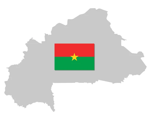 Bandera y mapa de Bulgaria — Vector de stock