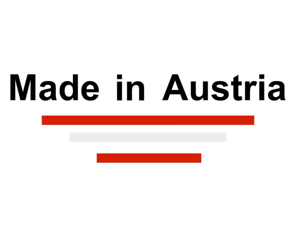Avusturya Yapılmış Kaliteli Mühür — Stok Vektör
