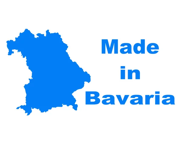 Знак Качества Изготовленный Баварии — стоковый вектор