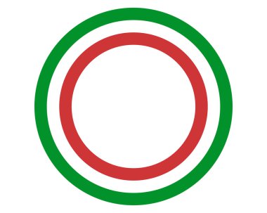 Kopyalama alanı olan İtalyan bayrağı