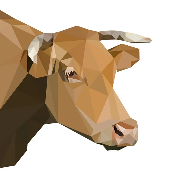 牛の頭 — ストックベクタ
