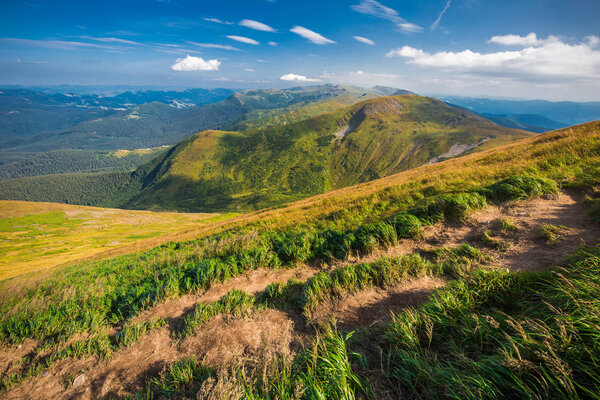 Mountains landscape. Mountain Goverla, the highest peak of Ukraine