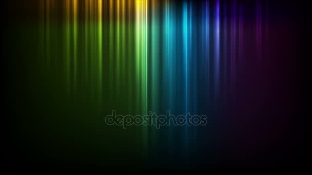 Abstraktní živé rainbow stripes video animace