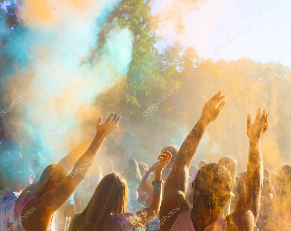 Holi hindu color festival