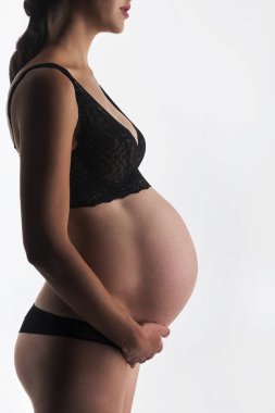 Genç hamile kadın Studio