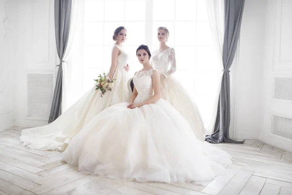 Joven sonriente novias —  Fotos de Stock