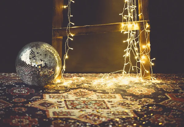 Disco ball retro background for poster — Stock Photo, Image