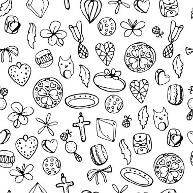 Sorunsuz mücevher desen