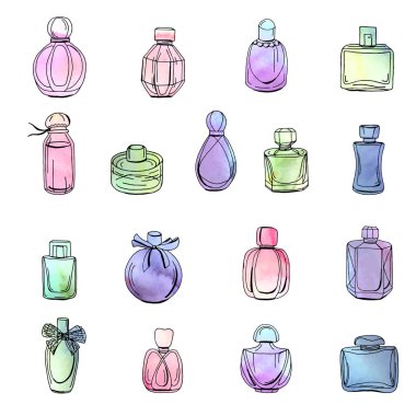 Paskalya bahar laleler, bitkiler, nergis ve otlar ile ayarlayın. Sarı ve mavi renkler. Beyaz arka plan üzerinde izole nesneleri