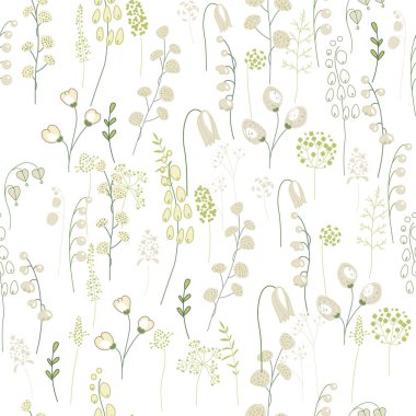 Paskalya bahar laleler, bitkiler, nergis ve otlar ile ayarlayın. Sarı ve mavi renkler. Beyaz arka plan üzerinde izole nesneleri