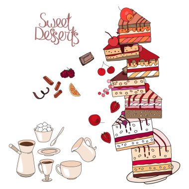 Paskalya bahar laleler, bitkiler, nergis ve otlar ile ayarlayın. Sarı ve mavi renkler. Beyaz arka plan üzerinde izole nesneleri