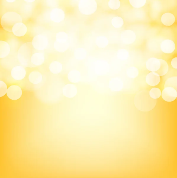 Fondo cuadrado dorado abstracto con efectos de luces borrosas. 5. — Vector de stock