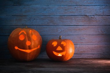 Dynie na drewniane tła z kopia miejsce